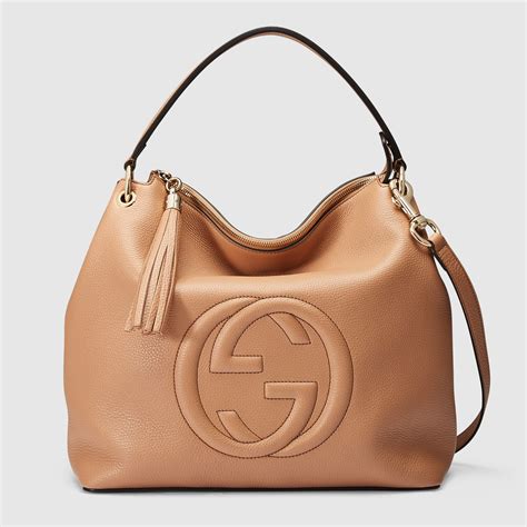 gucci cream leather hobo small plaque side shoulder bag|Gucci hobo bags outlet.